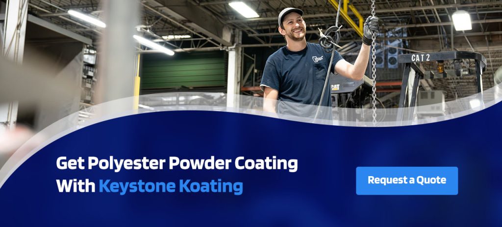 Get polyester powder coating with Keystone Koating